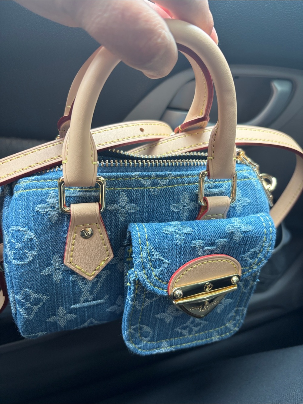 Mini Jean bag crossbody